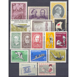 ARGENTINA. 1959 AÑO COMPLETO MINT y NUEVO OFERTA. U$ 5.00