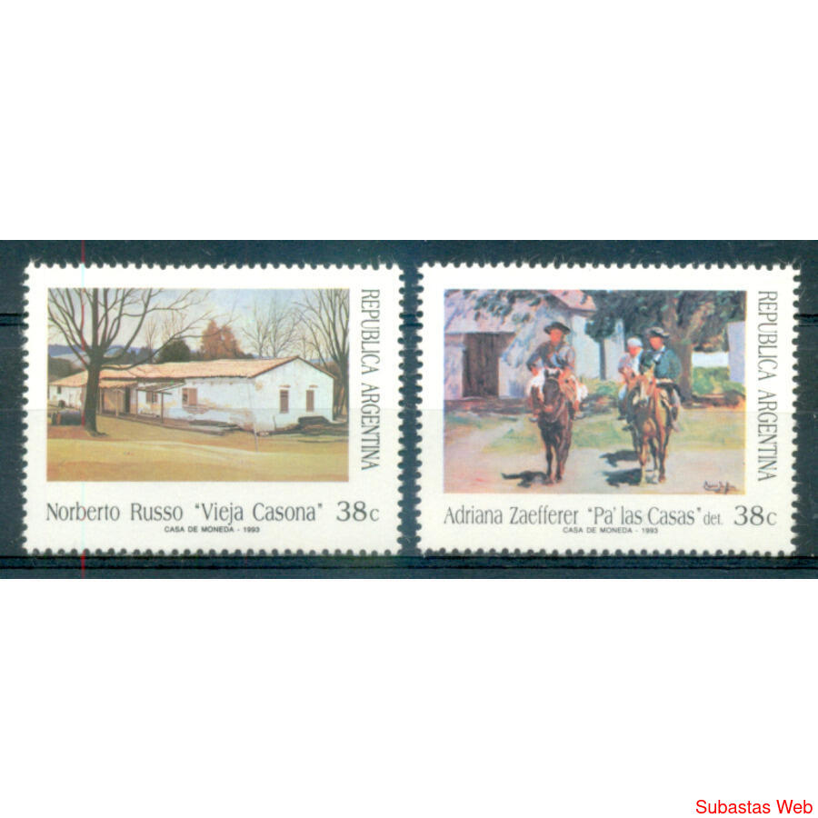 ARGENTINA GJ2649/2650 *PINTURA ARGENTINA* SERIE MINT. U$2.40