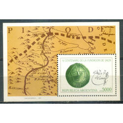 ARGENTINA GJHB48. CENTENARIO FUNDACION DE SALTA. BLOCK MINT