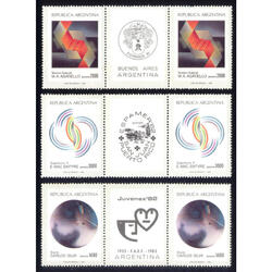 ARGENTINA GJ2057EN/2059EN.  2 SERIES MINT CON ENTRECINTAS!!