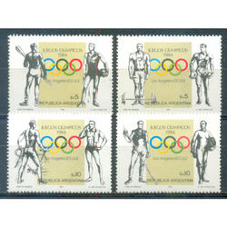 ARGENTINA. GJ2166/2169 JUEGOS OLIMPICOS. SERIE MINT. U$ 2.00