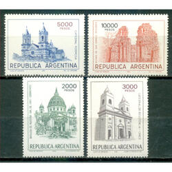 ARGENTINA GJ2053/2054 IGLESIAS DEL NOROESTE SERIE MINT $4.00