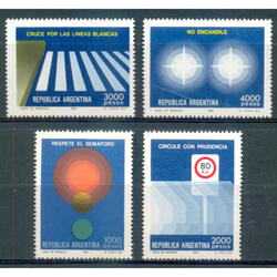 ARGENTINA GJ2010/ 2013 EDUCACIÓN VIAL. SERIE MINT U$5.00