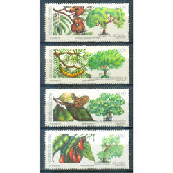 ARGENTINA GJ2652/2655 ARBOLES HISTÓRICOS. SERIE MINT $11.00
