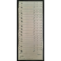 USA. LOTE DE 25 CHEQUES NUEVOS SIN USAR Y CONSECUTIVOS. @1