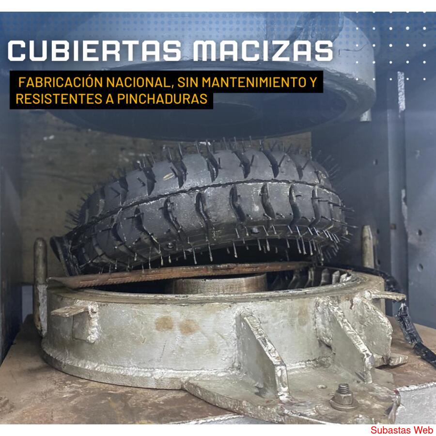 CUBIERTA MACIZA 6.00 - 9  ET600 TIRE Rodamarsa