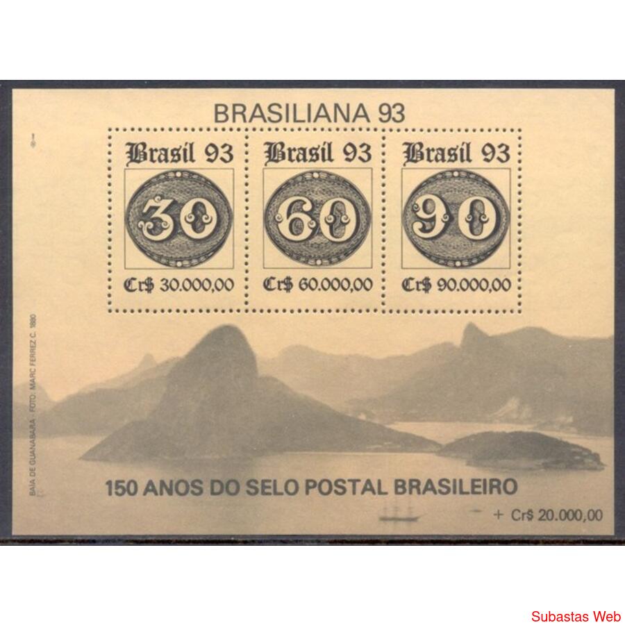 BRASIL. Sc 2411/2413. HOJITA BLOCK OJOS DE BUEY VC U$ 20.00