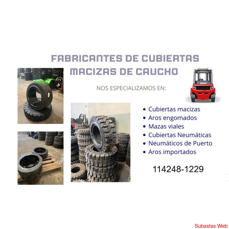 CUBIERTA solida 650 X 10 650X10 autoelevador Rodamarsa Tires