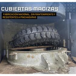 CUBIERTA MACIZA 6.00 - 9  ET600 TIRE Rodamarsa