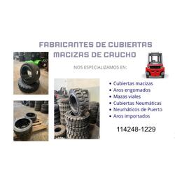 FABRICA DE CUBIERTAS MACIZAS para AUTOELEVADORES CONSULTAR! 