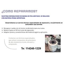 RECUBRIMIENTO en POLIURETANOS  IMPORTADO rodamarsa tires