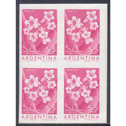 ARGENTINA GJ1203 CUADRO SIN DENTAR ENSAYOS NO ADOPTADO. LUJO