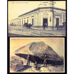 TANDIL 1912. 2 ANTIGUAS REPRODUCCIONES POSTALES. RAREZAS!!!!