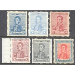 ARGENTINA GJ414, 415, 416, 417, 418 y 419 NUEVOS MB. $24.50