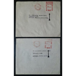 ARGENTINA 1952 SOBRES FIRMA A DETERMINAR *PERMISO 643*