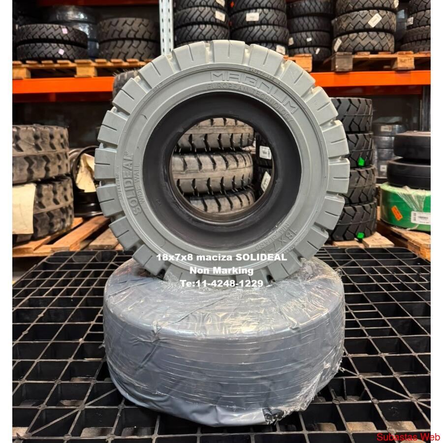 MACIZA  18X7X8 IMPORTADA NON MARKING Rodamarsa tires
